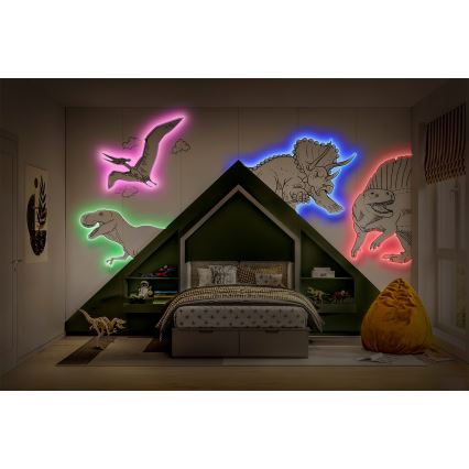 Ledvance - LED RGB aptumšojama FLEX sloksne 5m LED/10W/230V + tālvadības pults