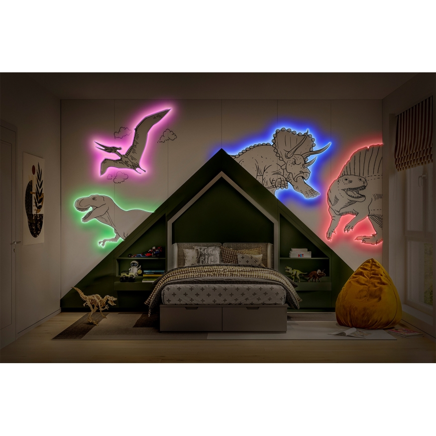 Ledvance - LED RGB aptumšojama FLEX sloksne 5m LED/10W/230V + tālvadības pults