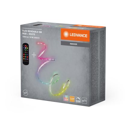 Ledvance - LED RGB aptumšojama FLEX sloksne 5m LED/10W/230V + tālvadības pults