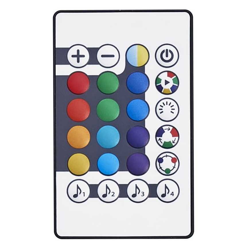Ledvance - LED RGB Aptumšojama josla FLEX AUDIO 5m LED/20W/230V + tālvadības pults