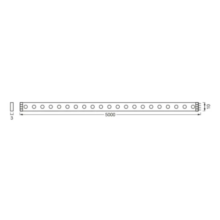 Ledvance - LED RGB Aptumšojama josla FLEX AUDIO 5m LED/20W/230V + tālvadības pults
