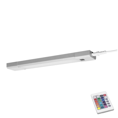 Ledvance - LED RGB Aptumšojama virtuves zem skapīša lampa SLIM LED/8W/230V + tālvadības pults