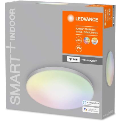 Ledvance - LED RGB Aptumšojams griestu gaismeklis SMART+ FRAMELESS LED/20W/230V