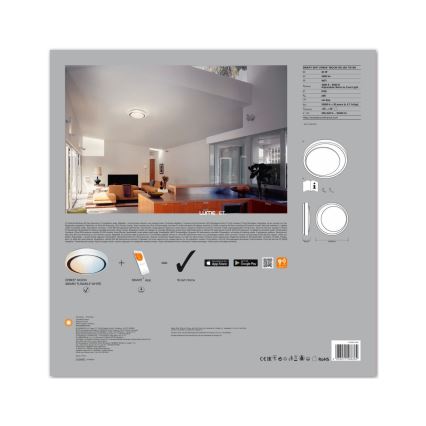 Ledvance - LED RGB Aptumšojams griestu gaismeklis SMART+ KITE LED/18W/230V Wi-Fi