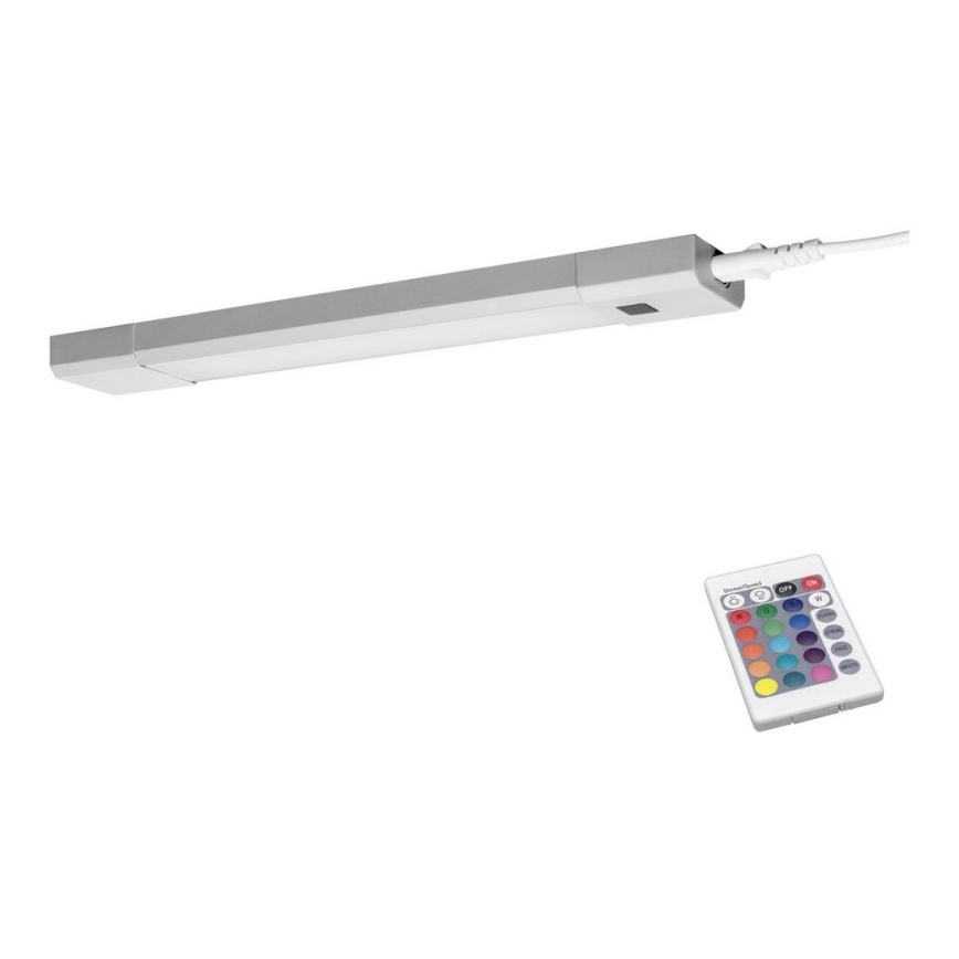 Ledvance - LED RGB Aptumšojams virtuves zem skapīša gaismeklis SLIM LED/4W/230V + Tālvadības pults