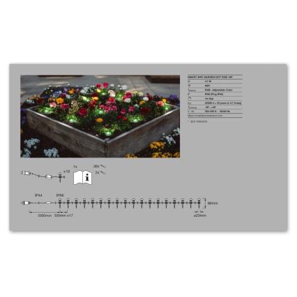 Ledvance - LED RGB Āra dekoratīvā gaismeklis SMART+ DOT 18xLED/4W/230V IP65 Wi-Fi