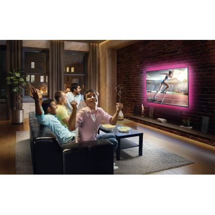 Ledvance - LED RGB regulējama lente FLEX TV MOOD 1m LED/4W/5V + tālvadība