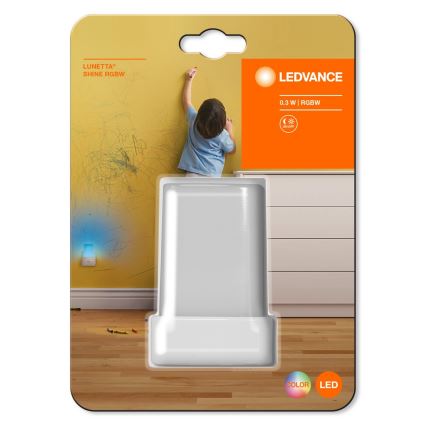 Ledvance - LED RGB Nakts gaismeklis ar sensoru LUNETTA LED/0,28W/230V