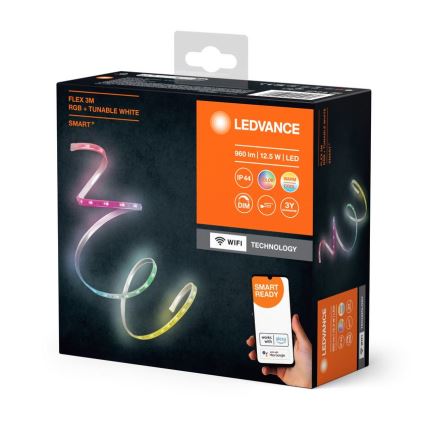 Ledvance - LED RGB+TW Aptumšojama āra josla FLEX 3m LED/12,5W/230V 2700-6500K IP44 Wi-Fi