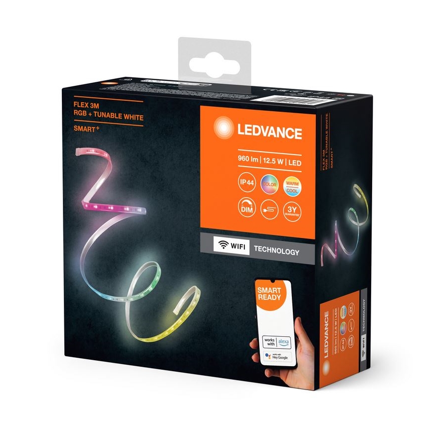 Ledvance - LED RGB+TW Aptumšojama āra josla FLEX 3m LED/12,5W/230V 2700-6500K IP44 Wi-Fi