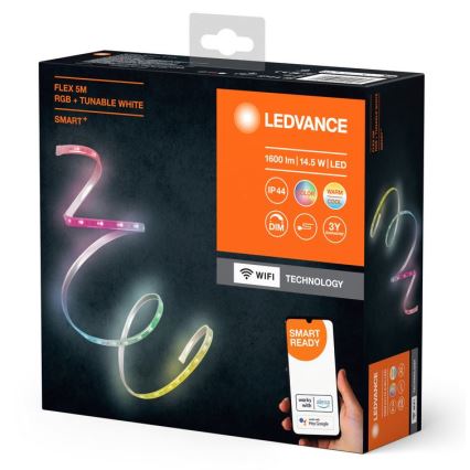 Ledvance - LED RGB+TW Aptumšojama āra josla FLEX 5m LED/14,5W/230V 2700-6500K IP44 Wi-Fi