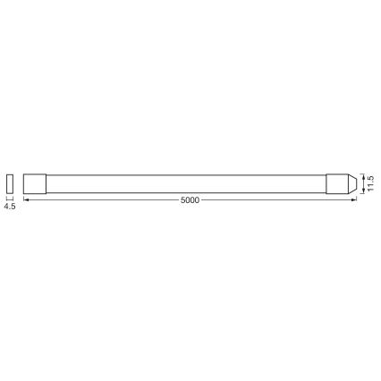 Ledvance - LED RGB+TW Aptumšojama āra josla FLEX 5m LED/14,5W/230V 2700-6500K IP44 Wi-Fi