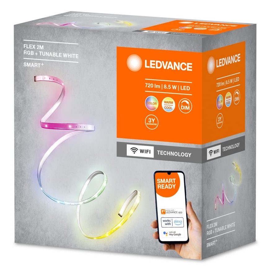 Ledvance - LED RGB+TW Aptumšojama josla SMART+ FLEX 2m LED/8,5W/230V Wi-Fi