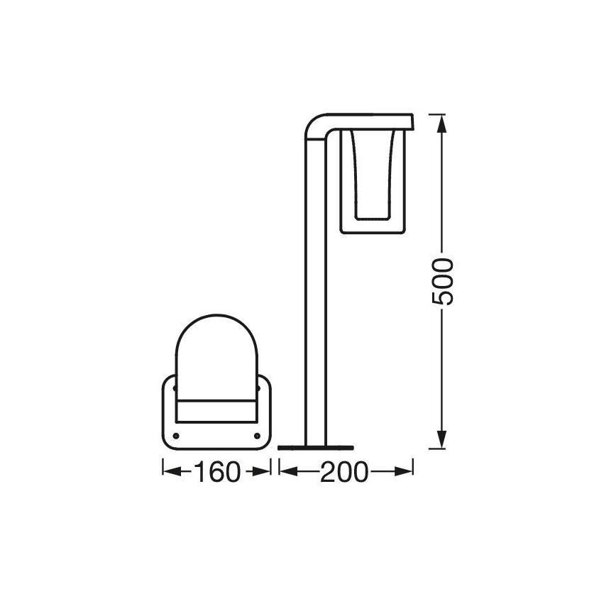 Ledvance - LED RGBW Aptumšojama āra lampa CASCADE LED/10W/230V IP44 Wi-Fi