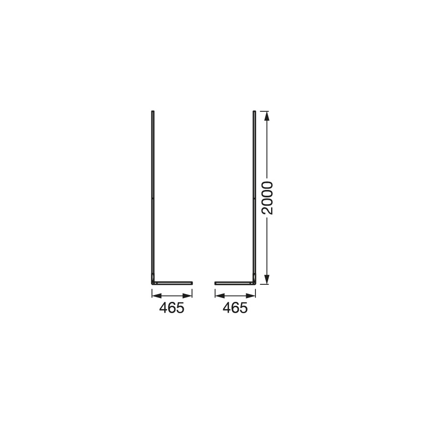 Ledvance - LED RGBW Aptumšojama grīdas stāvlampa SMART+ FLOOR LED/20W/230V 2700-6500K Wi-Fi melna + tālvadības pults