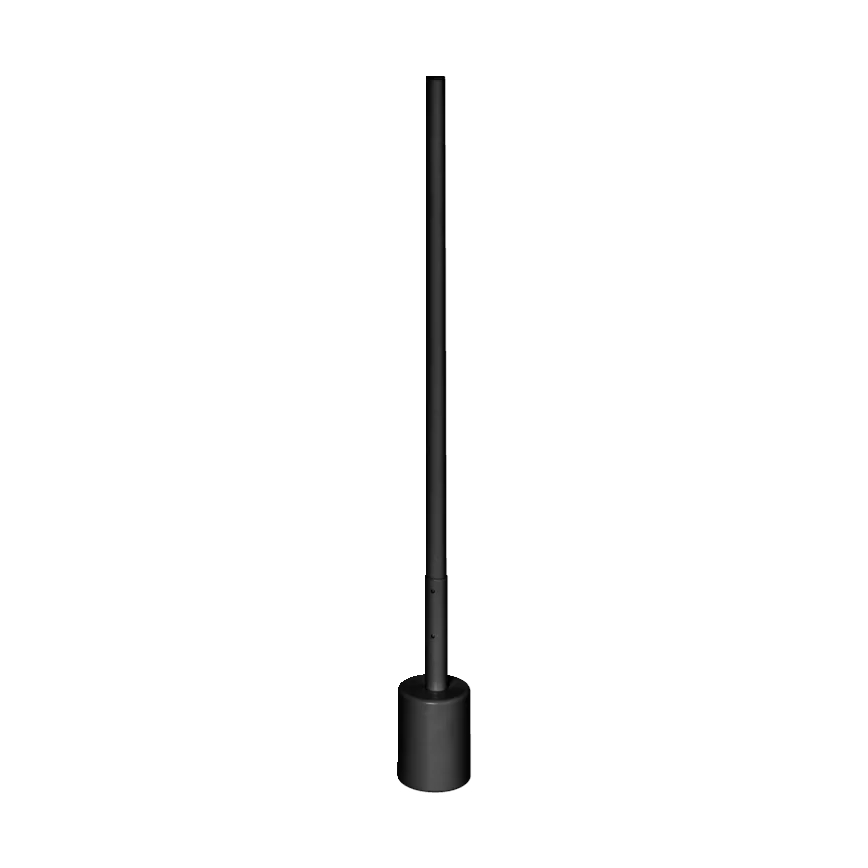 Ledvance - LED RGBW Aptumšojama grīdas stāvlampa SMART+ FLOOR LED/8W/230V 2700-6500K Wi-Fi melna + tālvadības pults