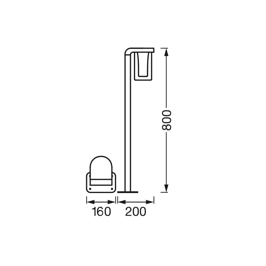 Ledvance - LED RGBW Aptumšojama āra lampa SMART+ CASCADE LED/10W/230V Wi-Fi IP44