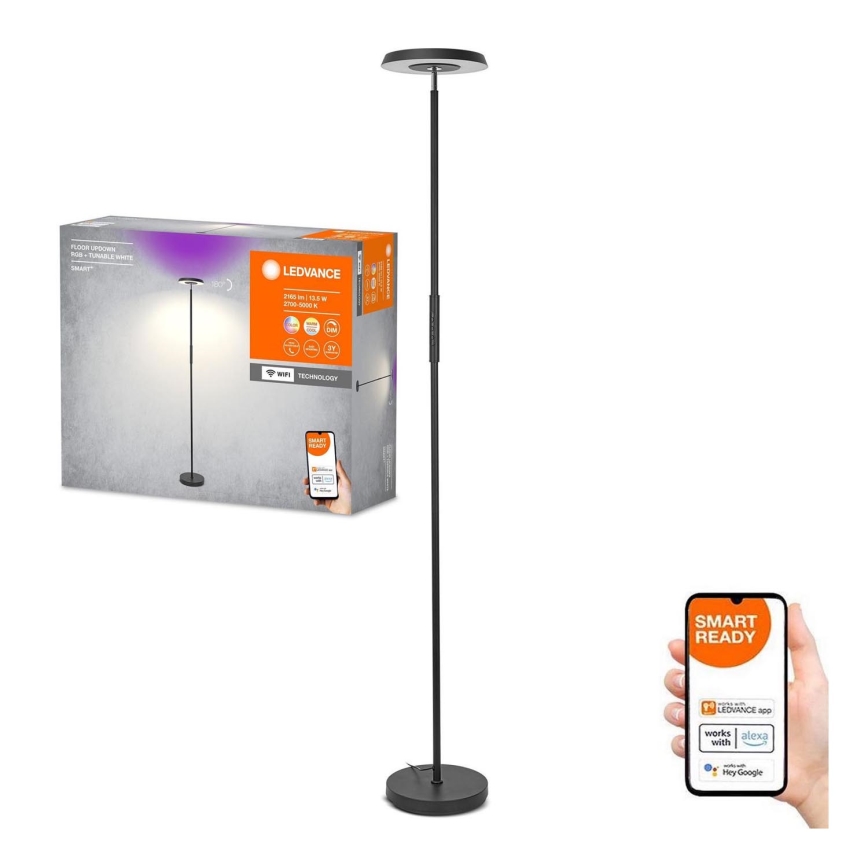 Ledvance - LED RGBW aptumšojama stāvlampa SMART+ FLOOR LED/24W/230V 2700-5000K Wi-Fi