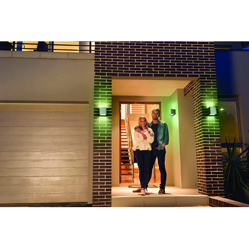 Ledvance - LED RGBW Aptumšojams āra sienas gaismeklis  BRICK LED/14W/230V Wi-Fi IP44