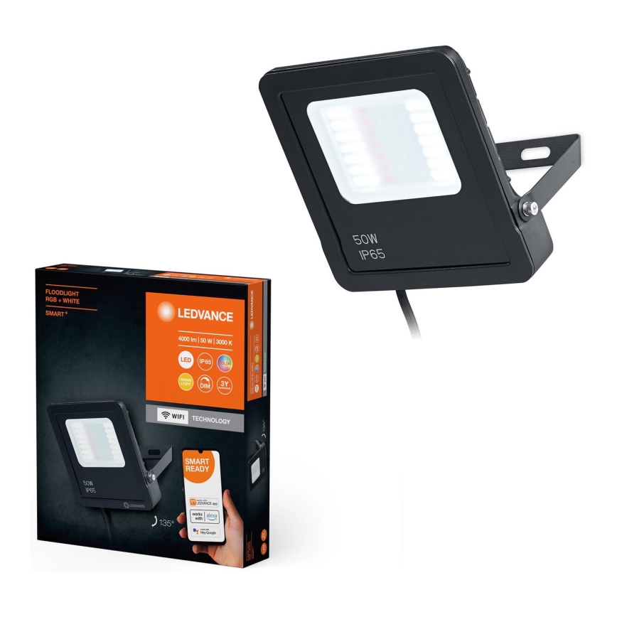 Ledvance - LED RGBW Aptumšojams āra prožektors SMART+ FLOODLIGHT LED/50W/230V IP65 Wi-Fi