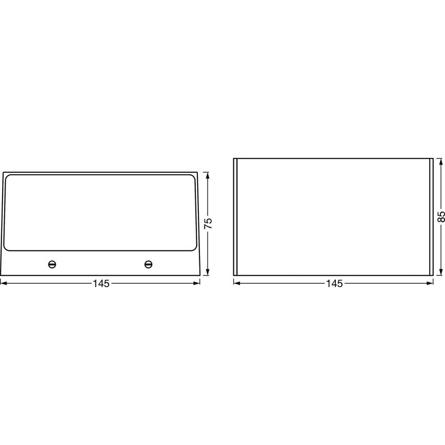 Ledvance - LED RGBW Aptumšojams āra sienas gaismeklis SMART+ BRICK LED/14W/230V Wi-Fi IP44