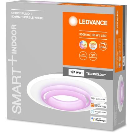 Ledvance - LED RGBW Aptumšojams griestu gaismeklis SMART+ ORBIS LED/32W/230V Wi-Fi