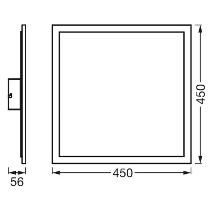 Ledvance - LED RGBW Aptumšojams panelis SMART+ PLANON LED/28W/230V 3000-6500K Wi-Fi + tālvadības pults