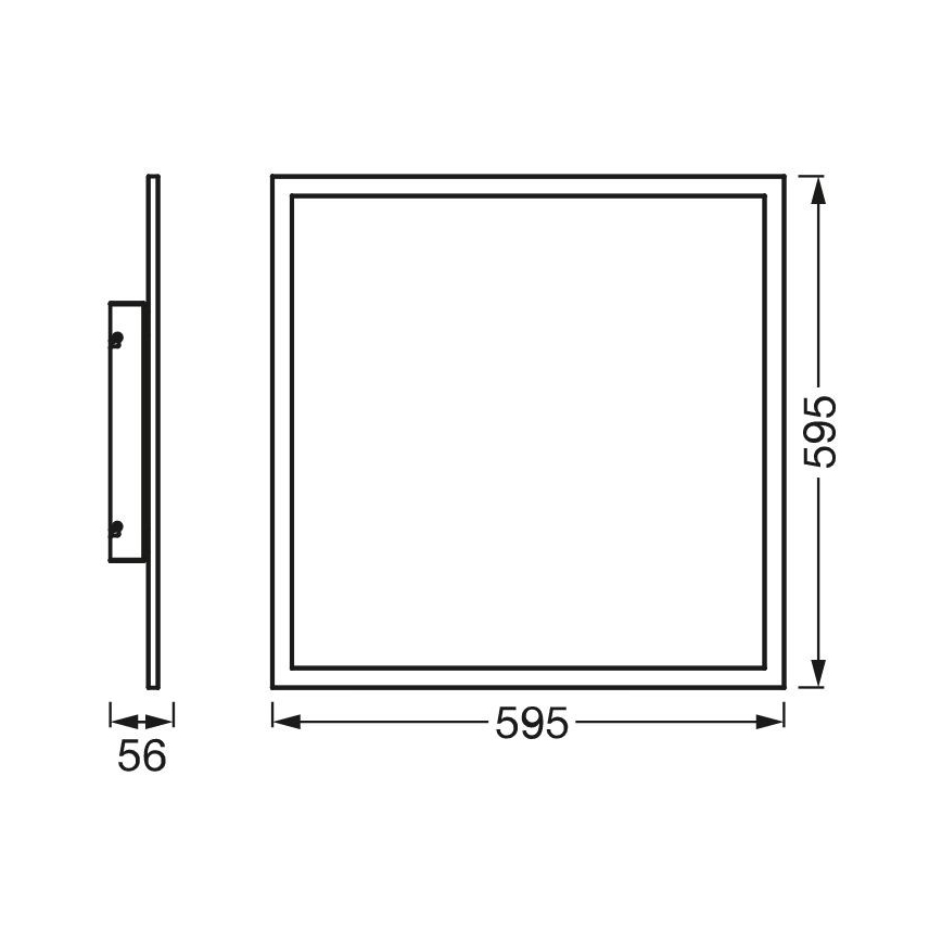 Ledvance - LED RGBW Aptumšojams virsapmetuma panelis SMART+ PLANON LED/40W/230V Wi-Fi + tālvadības pults
