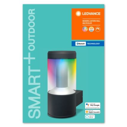 Ledvance -LED RGBW Aptumšojams sienas gaismeklis SMART+ MODERN LED/12W/230V IP44 BT