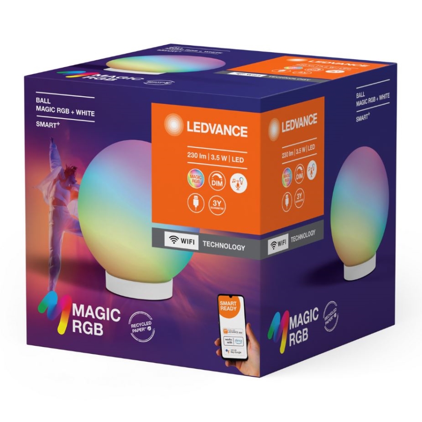 Ledvance - LED RGBW regulējama galda lampa SMART+ MAGIC LED/3,5W/5V 2200-6500K Wi-Fi