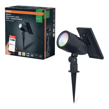 Ledvance - LED RGBW regulējama saules lampa SMART+ SOLAR LED/0,6W/3,7V 2000 mAh 3000-6500K IP44