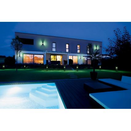 Ledvance - LED RGBW regulējams saules sienas gaismeklis ar kustības un krēslas sensoru SMART+ ALPS LED/6W/3,7V 2200 mAh 3000K IP44