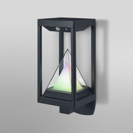 Ledvance - LED RGBW regulējams saules sienas gaismeklis ar kustības un krēslas sensoru SMART+ ALPS LED/6W/3,7V 2200 mAh 3000K IP44