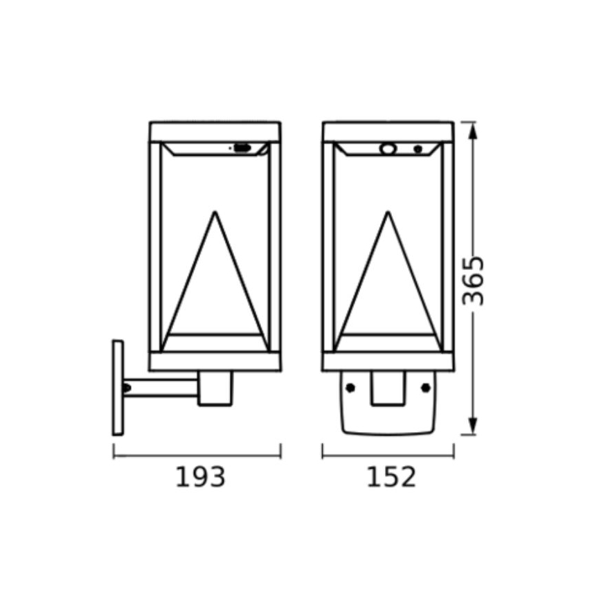 Ledvance - LED RGBW regulējams saules sienas gaismeklis ar kustības un krēslas sensoru SMART+ ALPS LED/6W/3,7V 2200 mAh 3000K IP44