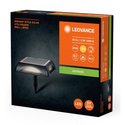Ledvance - LED Aptumšojama saules enerģijas lampa ENDURA STYLE SOLAR LED/1,2W/3,7V 2000 mAh IP65