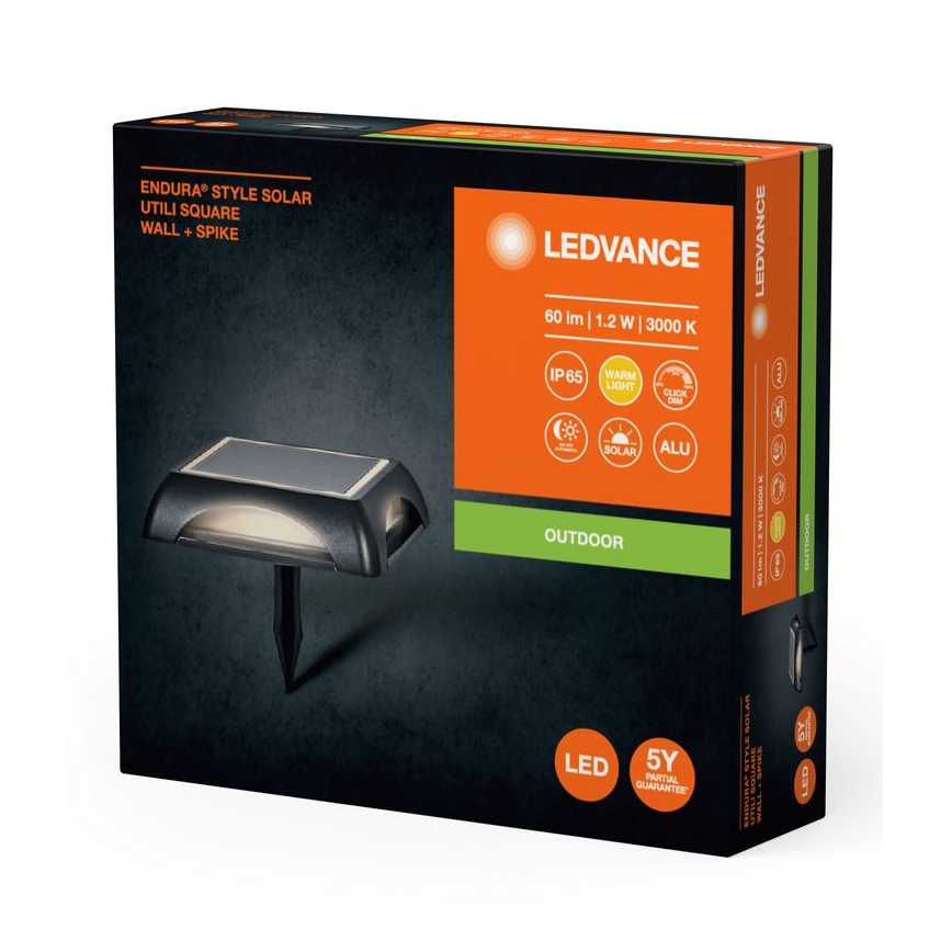 Ledvance - LED Aptumšojama saules enerģijas lampa ENDURA STYLE SOLAR LED/1,2W/3,7V 2000 mAh IP65