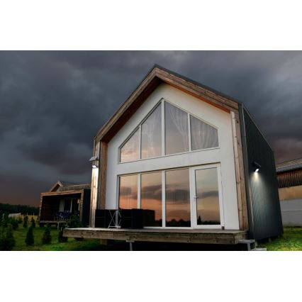Ledvance - LED Aptumšojams saules enerģijas prožektors ar sensoru FLOOD SPLIT LED/10W/3,2V 5000 mAh IP65 + tālvadības pults