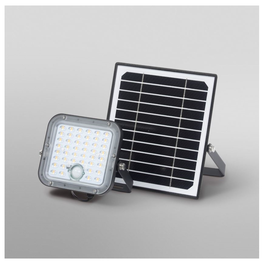 Ledvance - LED Aptumšojams saules enerģijas prožektors ar sensoru FLOOD SPLIT LED/10W/3,2V 5000 mAh IP65 + tālvadības pults