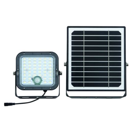 Ledvance - LED Aptumšojams saules enerģijas prožektors ar sensoru FLOOD SPLIT LED/10W/3,2V 5000 mAh IP65 + tālvadības pults