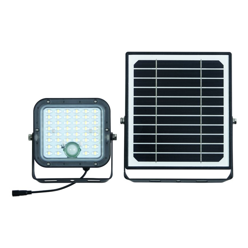 Ledvance - LED Aptumšojams saules enerģijas prožektors ar sensoru FLOOD SPLIT LED/10W/3,2V 5000 mAh IP65 + tālvadības pults