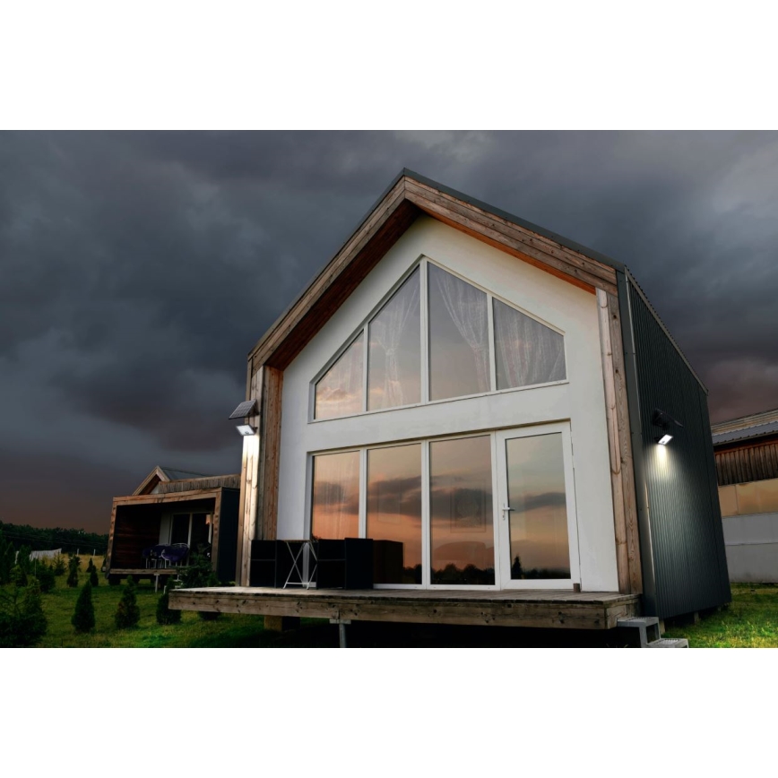 Ledvance - LED Aptumšojams saules enerģijas prožektors ar sensoru FLOOD SPLIT LED/30W/6,4V 5000 mAh IP65 + tālvadības pults