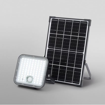 Ledvance - LED Aptumšojama saules enerģijas Prožektors ar sensoru FLOOD SPLIT LED/30W/6,4V IP65 + tālvadības pults