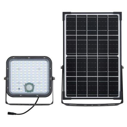 Ledvance - LED Aptumšojama saules enerģijas Prožektors ar sensoru FLOOD SPLIT LED/30W/6,4V IP65 + tālvadības pults