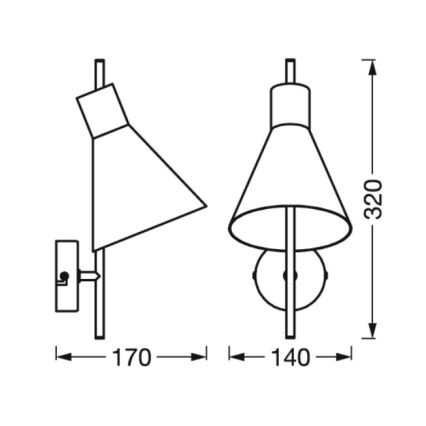 Ledvance - LED Sienas lampa DECOR TOKIO LED/5W/230V