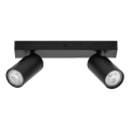 Ledvance - LED sienas spot gaismeklis OCTAGON 2xGU10/3,4W/230V 2700K melns