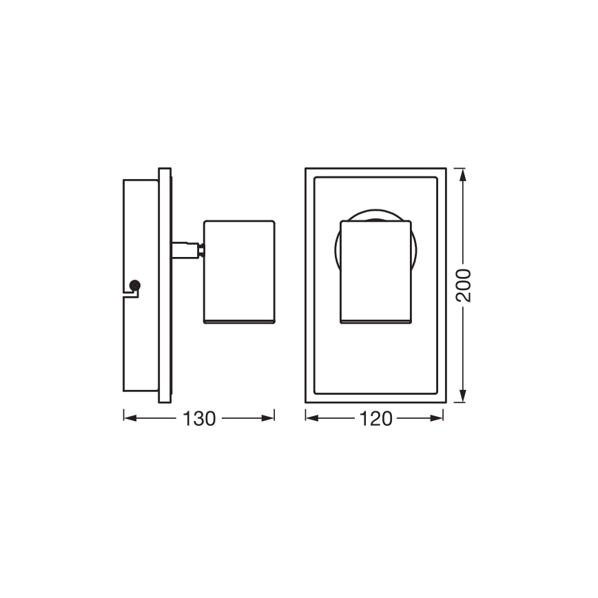 Ledvance - LED Sienas starmetis DECOR MARS LED/16,5W/230V