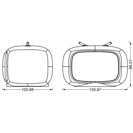 Ledvance - LED Skārienvadāma bērnu naktslampiņa TOUCH LED/2,5W/5V