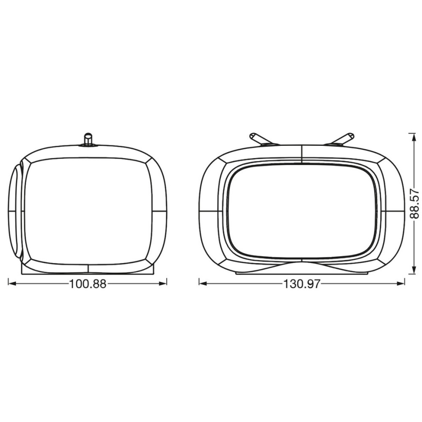 Ledvance - LED Skārienvadāma bērnu naktslampiņa TOUCH LED/2,5W/5V