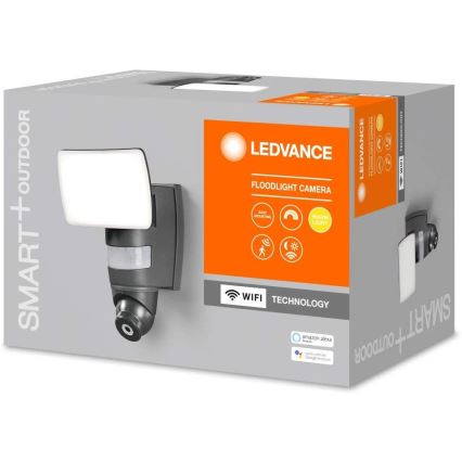 Ledvance - LED Starmetis ar sensoru un kameru SMART+ LED/24W/230V IP44 Wi-Fi