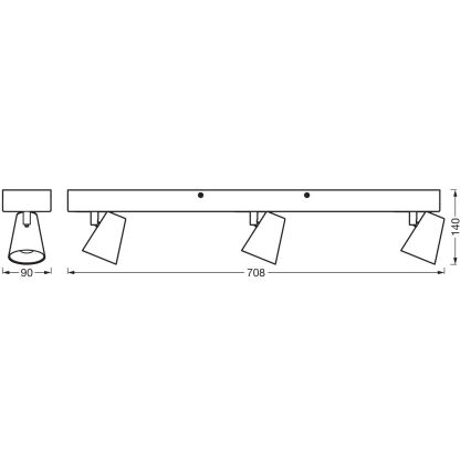 Ledvance - LED Starmetis DECOR NEPTUNE LED/26W/230V